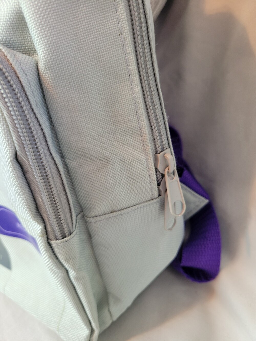 Nintendo Super Nintendo Light Gray & Purple Mini Backpack SNES Collectible - Picture 5 of 11